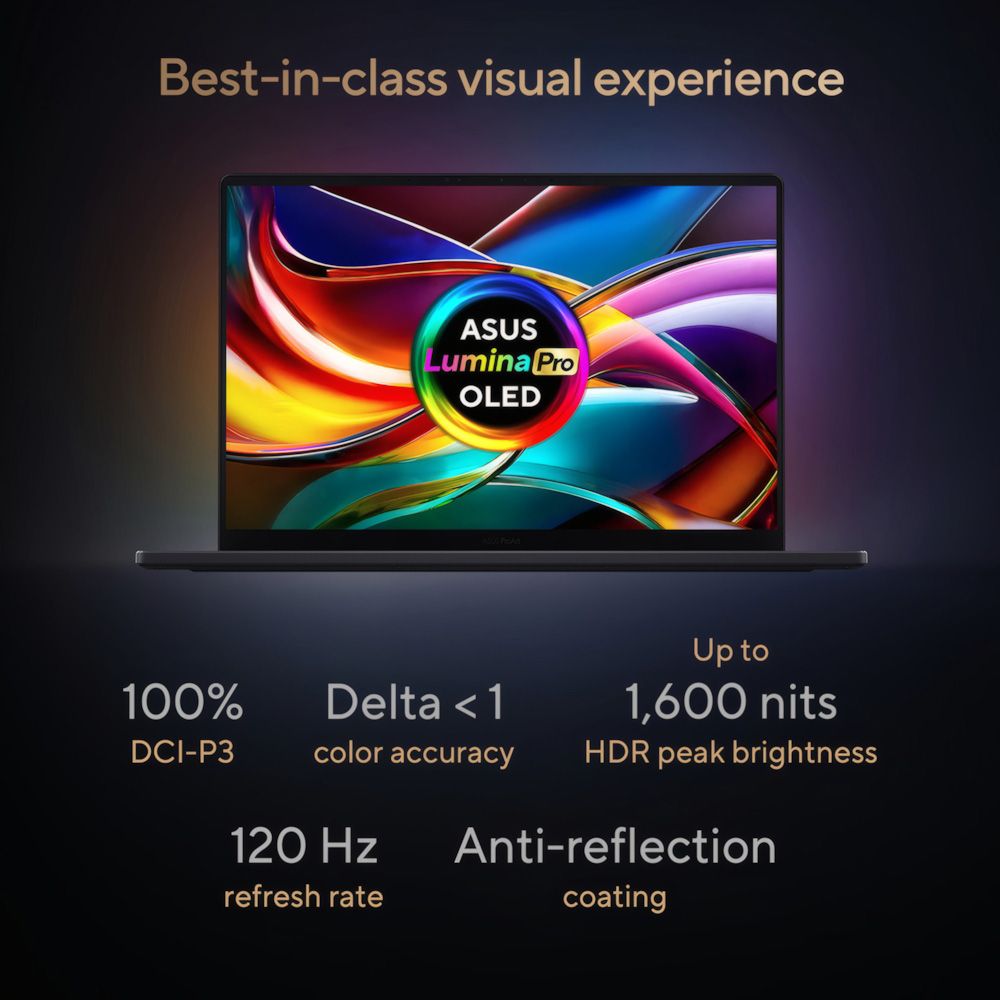 ASUS ProArt P16 H7606 Laptop 4K OLED Ryzen AI 9 64GB RAM 4TB SSD RTX 5090