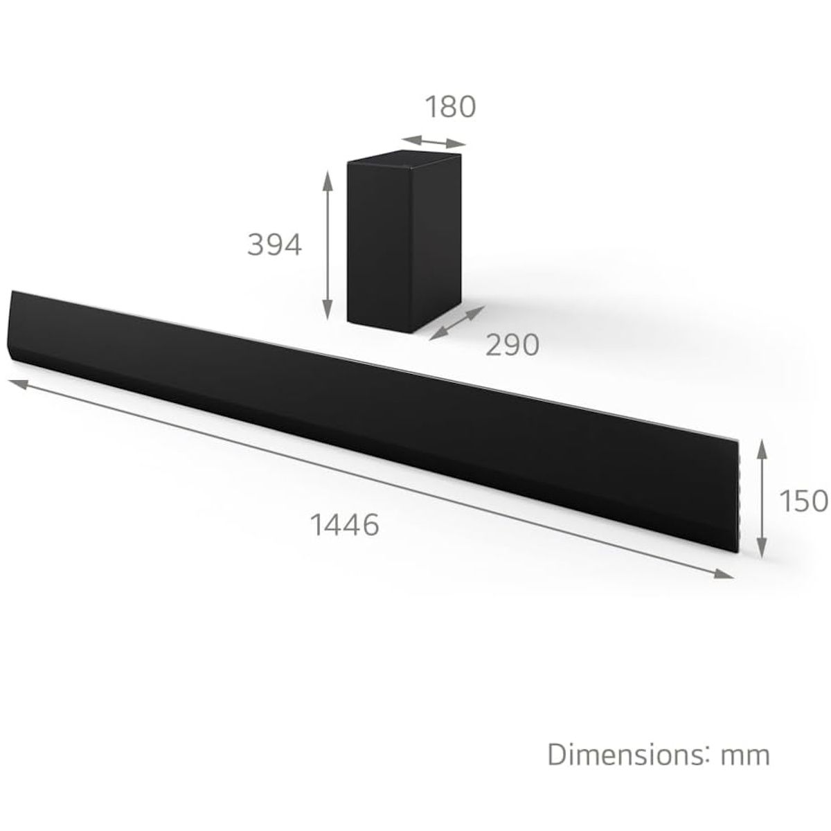 LG USG10TY 3.1 Soundbar with Wireless Subwoofer