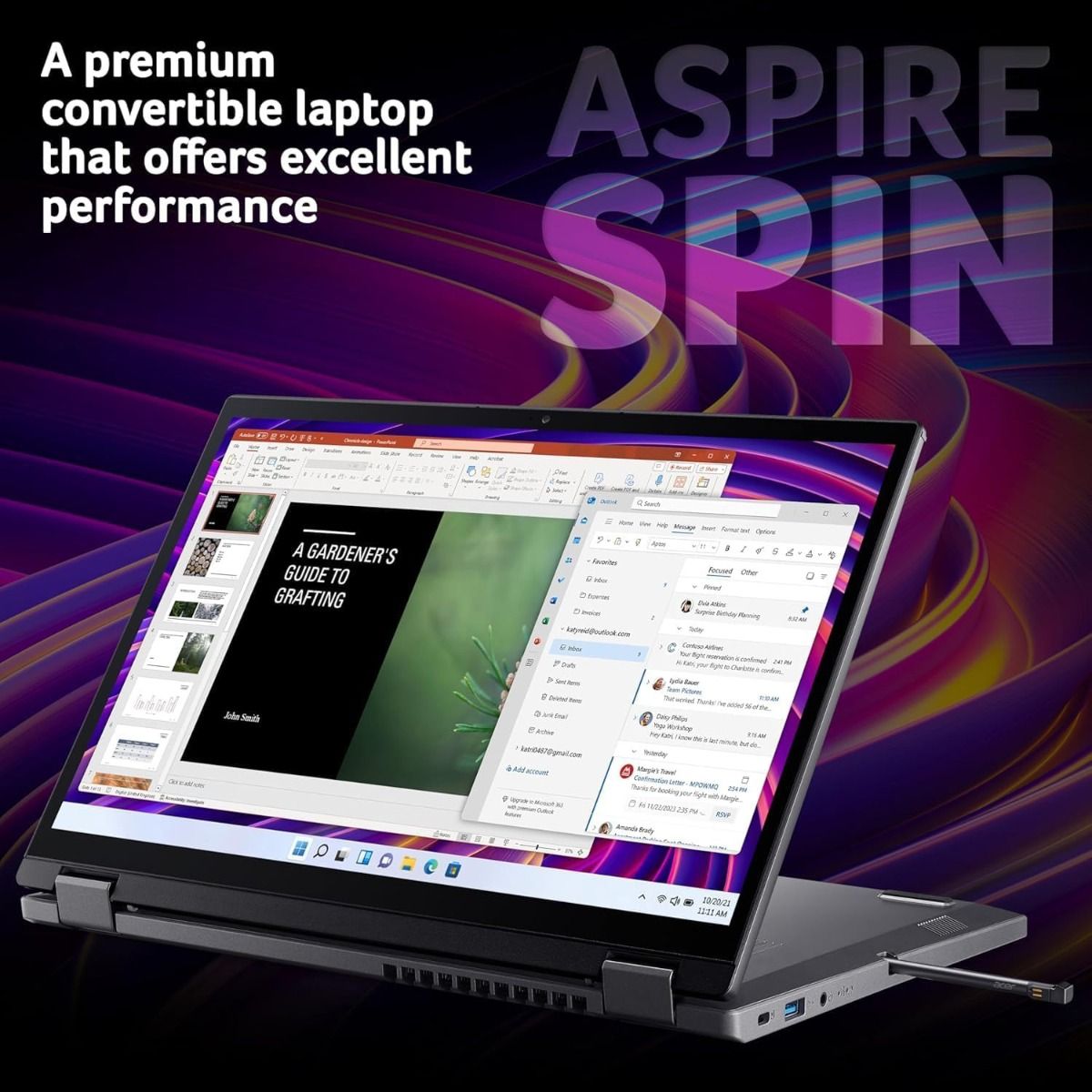 Acer Aspire Spin 14 ASP14-52MTN-514L 2-in-1 Laptop Intel Core Ultra 5 16GB 1TB