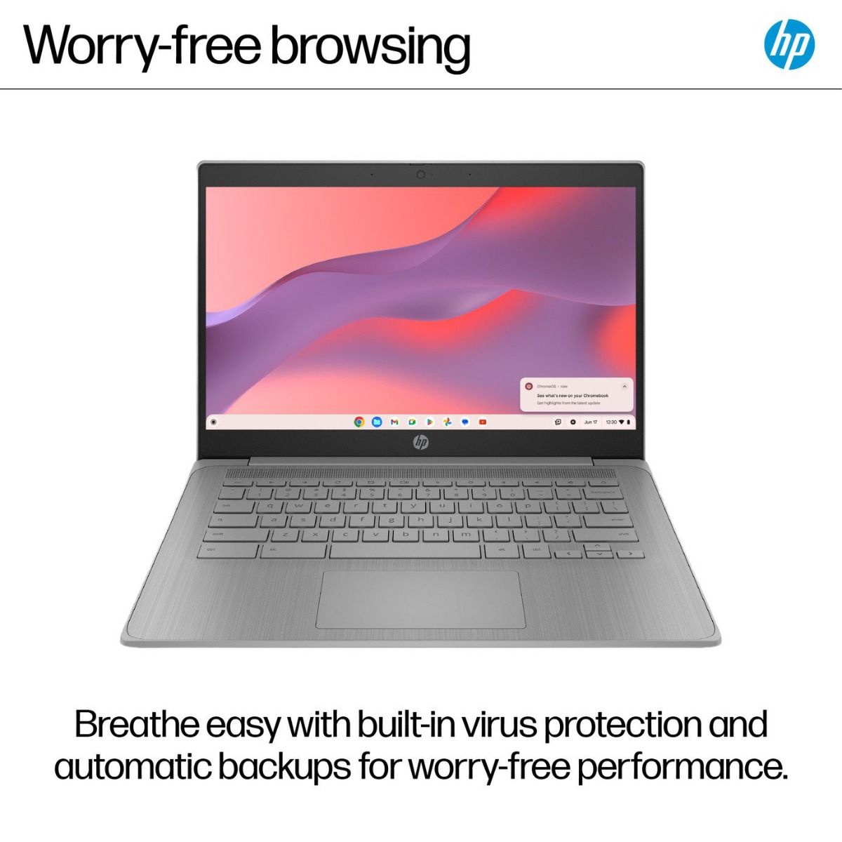 HP Chromebook 14a-ne1000na Laptop Intel N4500 4GB RAM 64GB eMMC ChromeOS