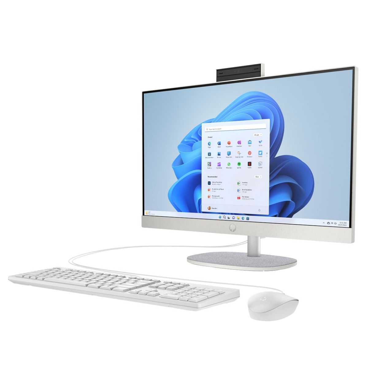 HP 24-cr0063na 23.8" All-in-One AIO PC Full HD Intel i3-N300 8GB 256GB White