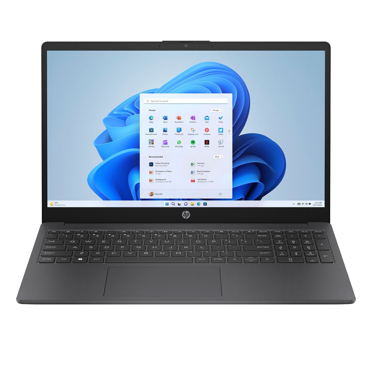HP 15-fc0078na 15.6" FHD Laptop AMD Athlon Silver 8GB RAM 128GB SSD