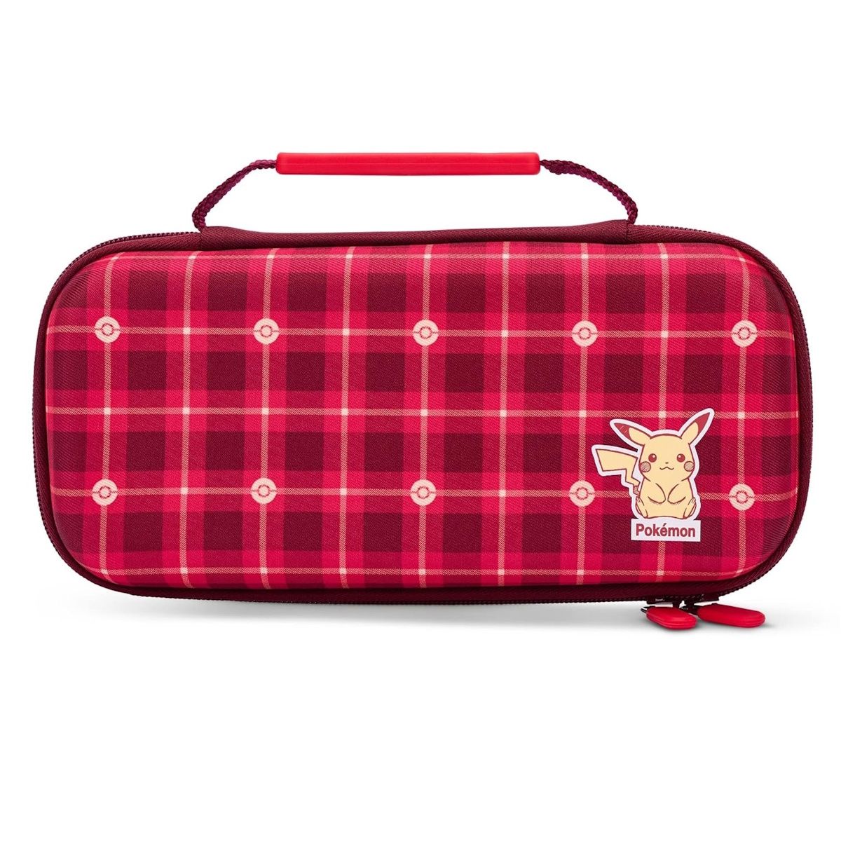 PowerA Nintendo Switch Protection Case Pikachu Plaid - Red