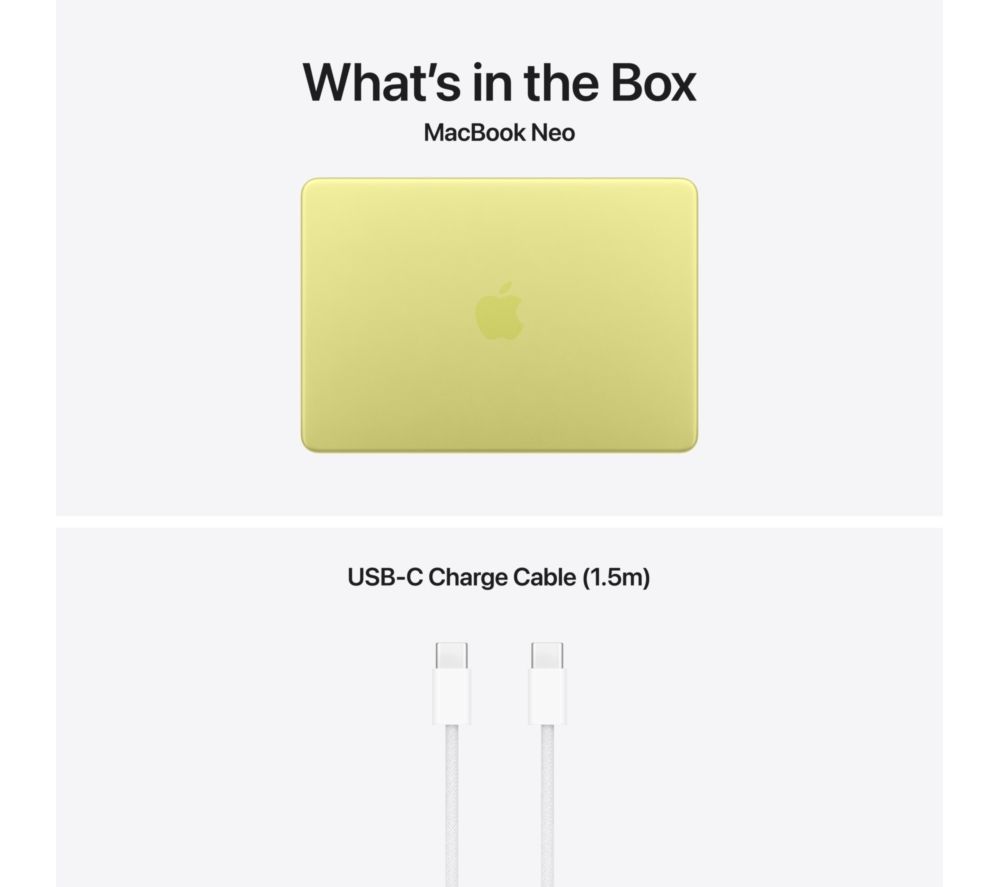 Apple MacBook Neo 13" Retina Display (2026) Apple A18 Pro 8GB RAM 256GB SSD MacOS Citrus