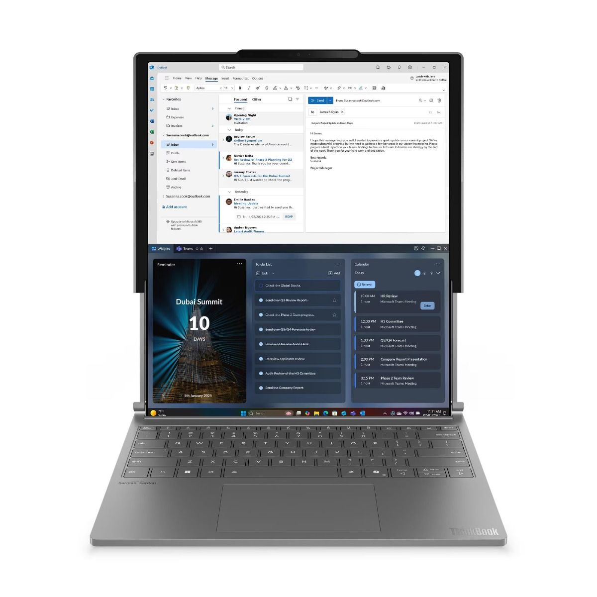 Lenovo ThinkBook Plus G6 16.7" Core Ultra 7 258V 32GB RAM 1TB SSD Win 11 Pro