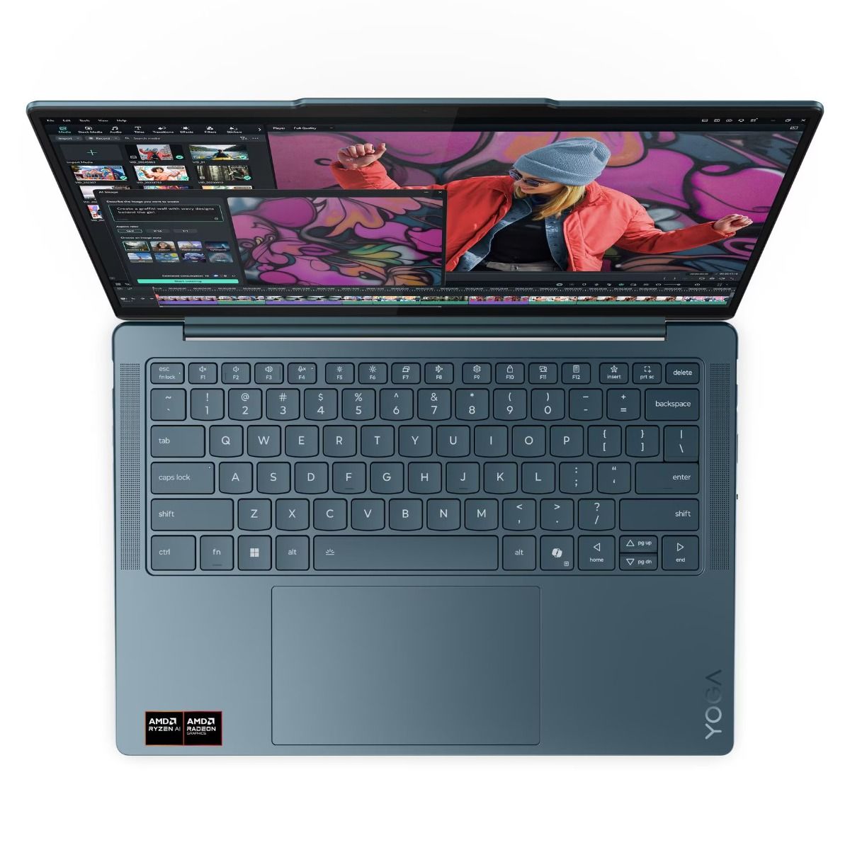 Lenovo Yoga Slim 7 14AKP10 14" Laptop OLED Ryzen AI 7 16GB 1TB Blue