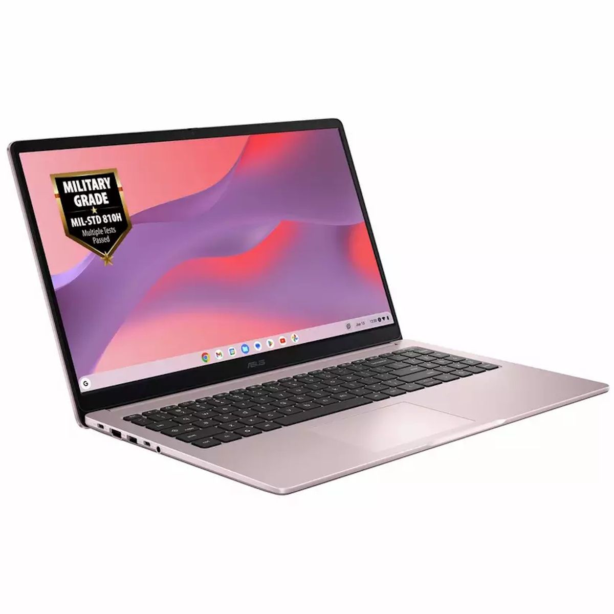 ASUS Chromebook CX15 15.6" Screen Processor N50 4GB RAM ChromeOS Cream Pink