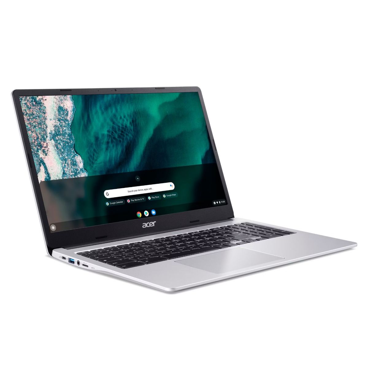 Acer Chromebook 315 Laptop 15.6" FHD N4500 4GB 128GB eMMC ChromeOS Silver