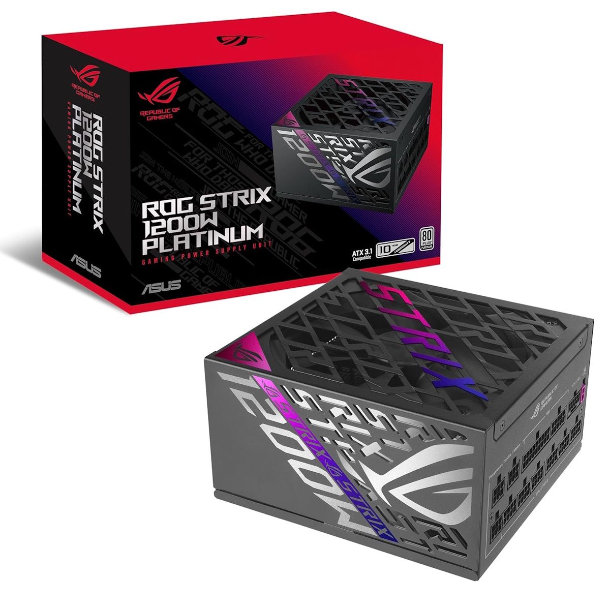 ASUS ROG Strix 1200W Platinum Power Supply ATX 3.1 Modular