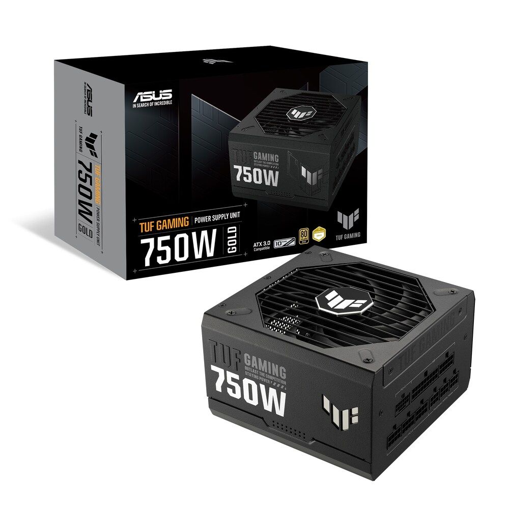 ASUS TUF Gaming 750W 80 Plus Gold ATX 3.1 Fully Modular Power Supply