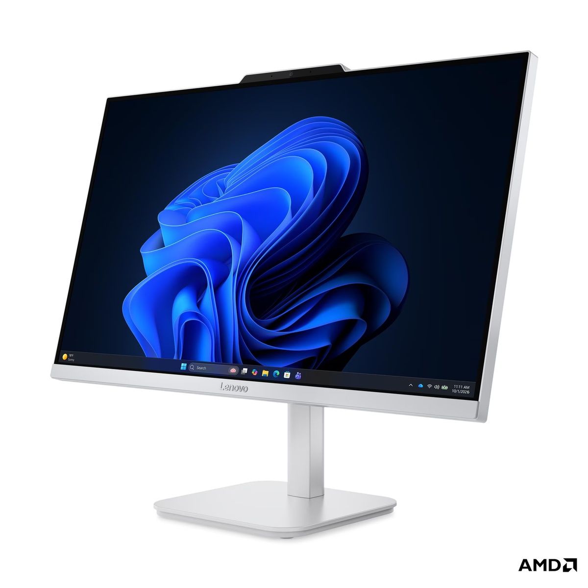 Lenovo A105a 23.8" Screen Ryzen 5 40 8GB RAM 512GB SSD Win 11 Home Cloud Grey
