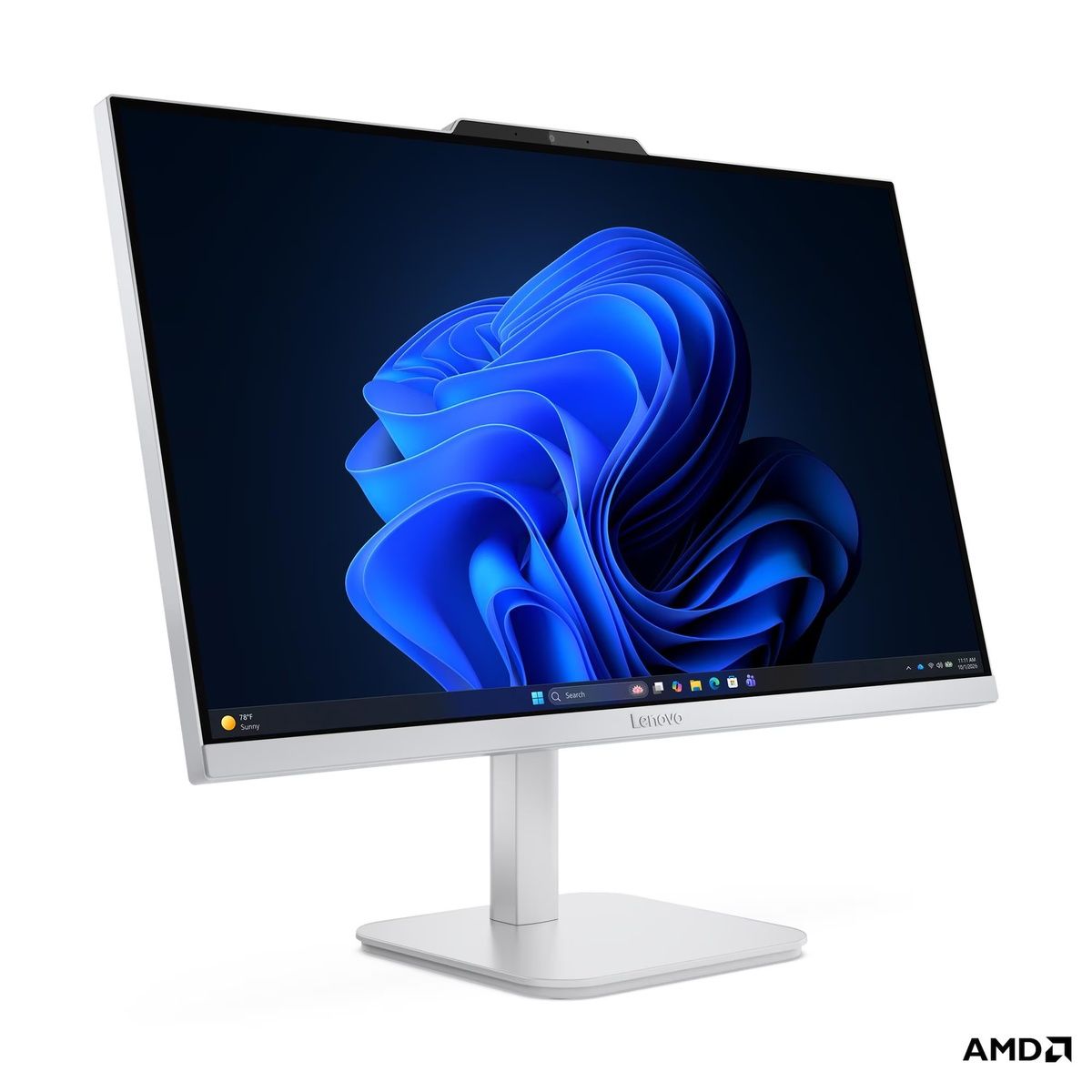 Lenovo A105a 23.8" Screen Ryzen 5 40 8GB RAM 512GB SSD Win 11 Home Cloud Grey