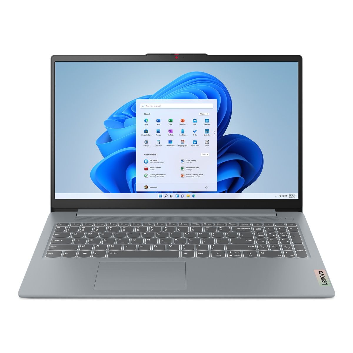 Lenovo IdeaPad Slim 15.6" Athlon Silver 7120U 4GB 128GB SSD Win 11