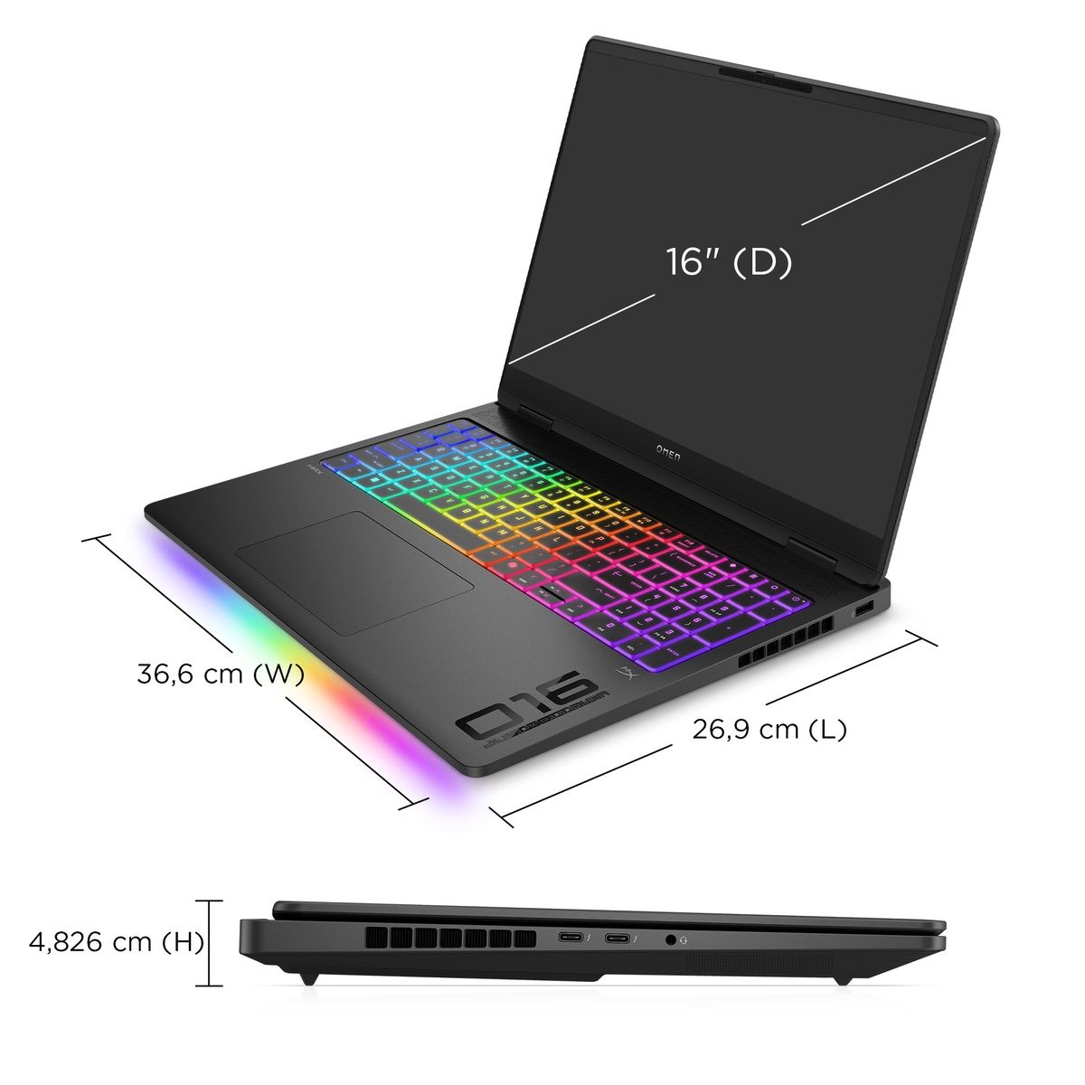 HP OMEN MAX 16-ah0004na 16" Core Ultra 7 255HX 32GB RAM 1TB SSD RTX 5070 Ti GPU