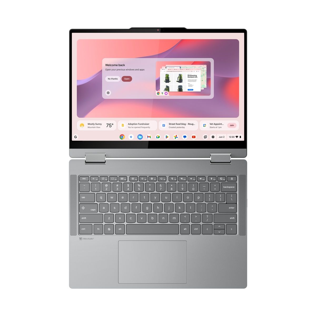 Lenovo Chromebook Plus 2-in-1 14ITN10 14" Core 3 N355 8GB 128GB Storage ChromeOS