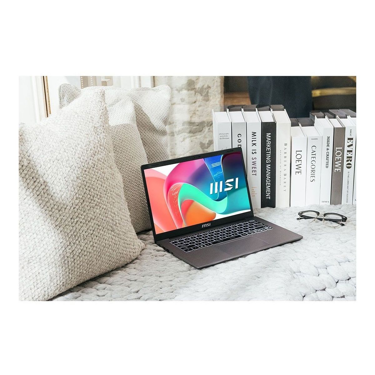 MSI Modern 15 F1M 15.6" Core 7 150U 16GB RAM 512GB SSD Win 11 Home Platinum Grey