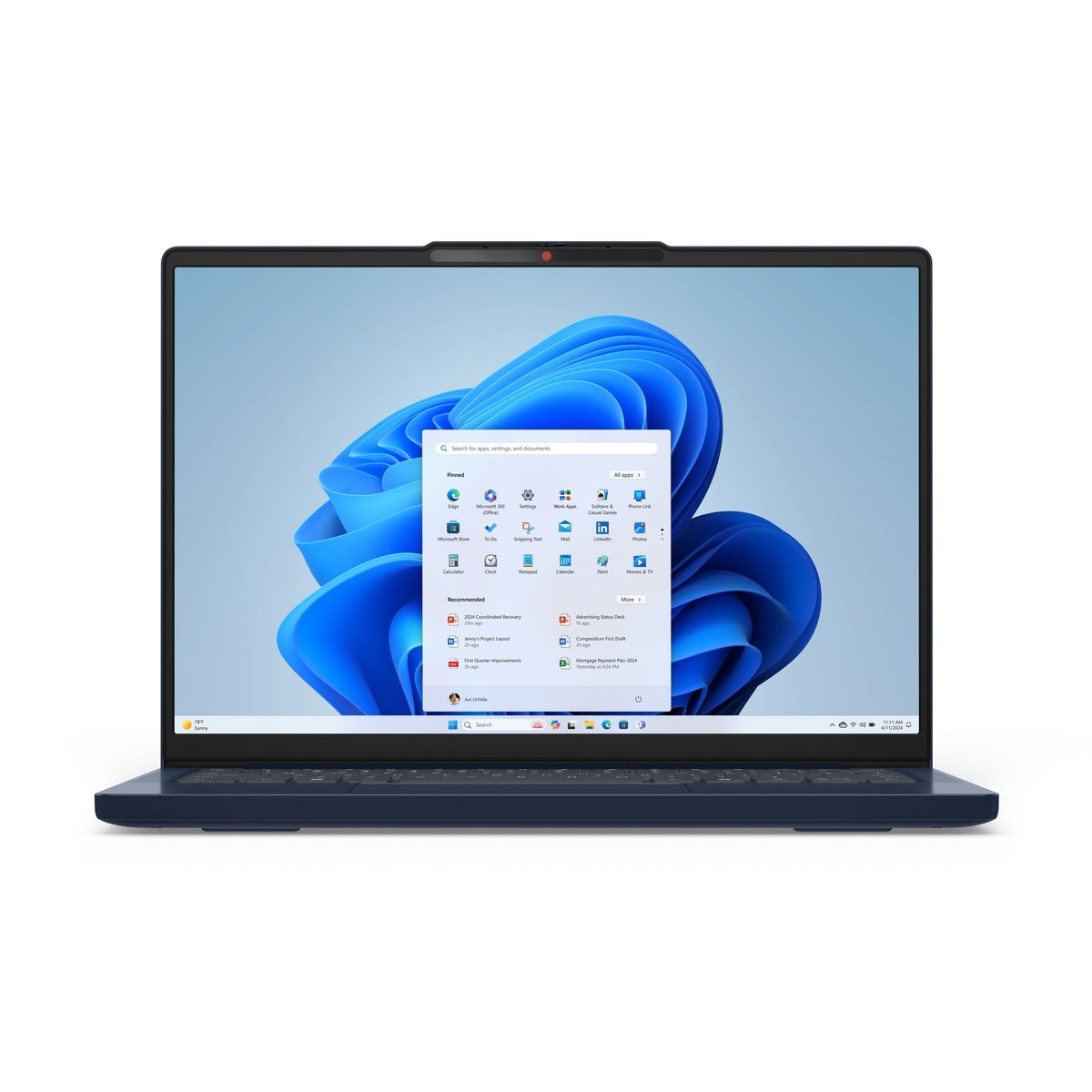 Lenovo IdeaPad Slim 3 14" Ryzen 7 170 8GB RAM 256GB SSD Win 11 Home in S mode