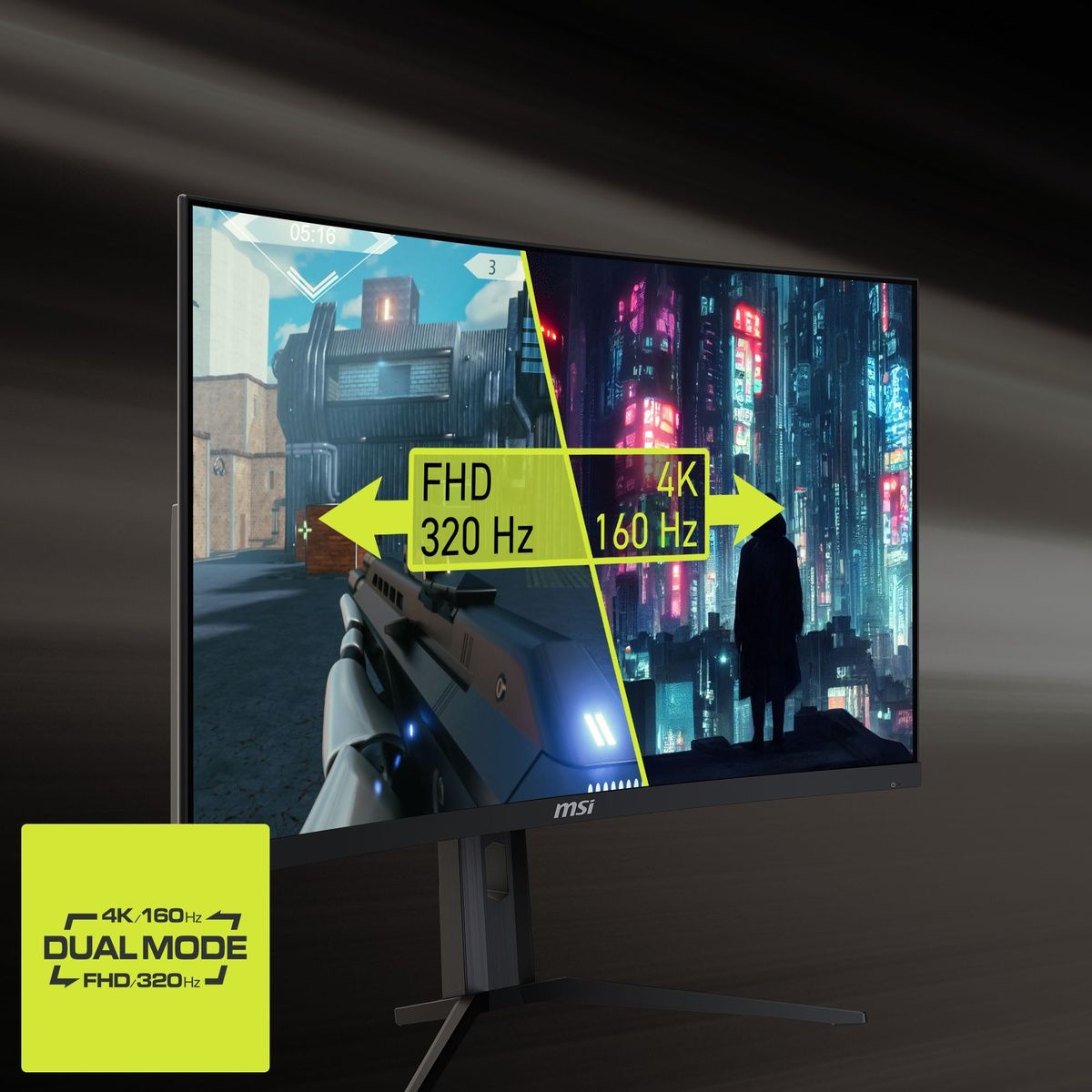 MSI MAG 321CUPDF 31.5-inch Curved 4K VA 320Hz Monitor USB-C, HDR400