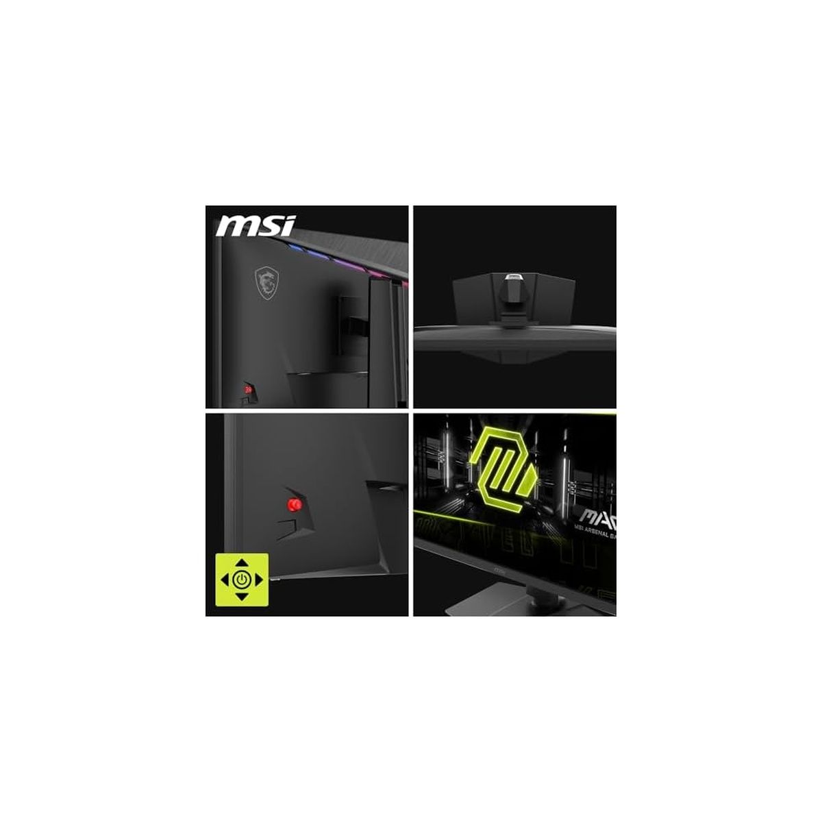 MSI MAG 272URDF E16 27-inch 4K IPS 320Hz Monitor HDR400, Height Adjustable