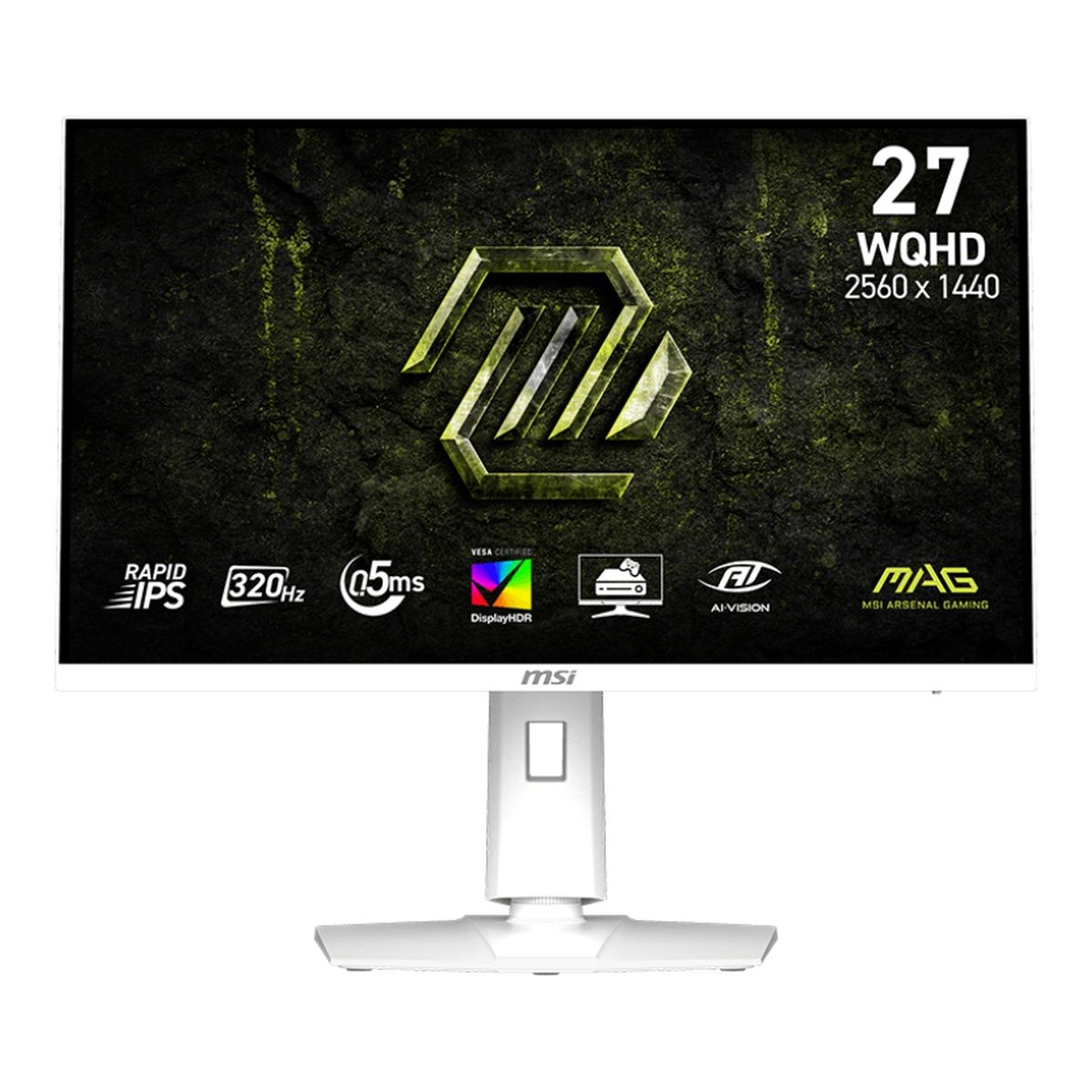 MSI MAG 274QRFW X32 27-inch QHD IPS 320Hz Monitor HDR400, Height Adjustable