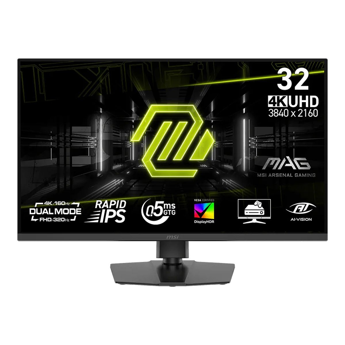 MSI MAG 322URDF E16 31.5-inch 4K IPS 320Hz Monitor HDR400, Height Adjustable