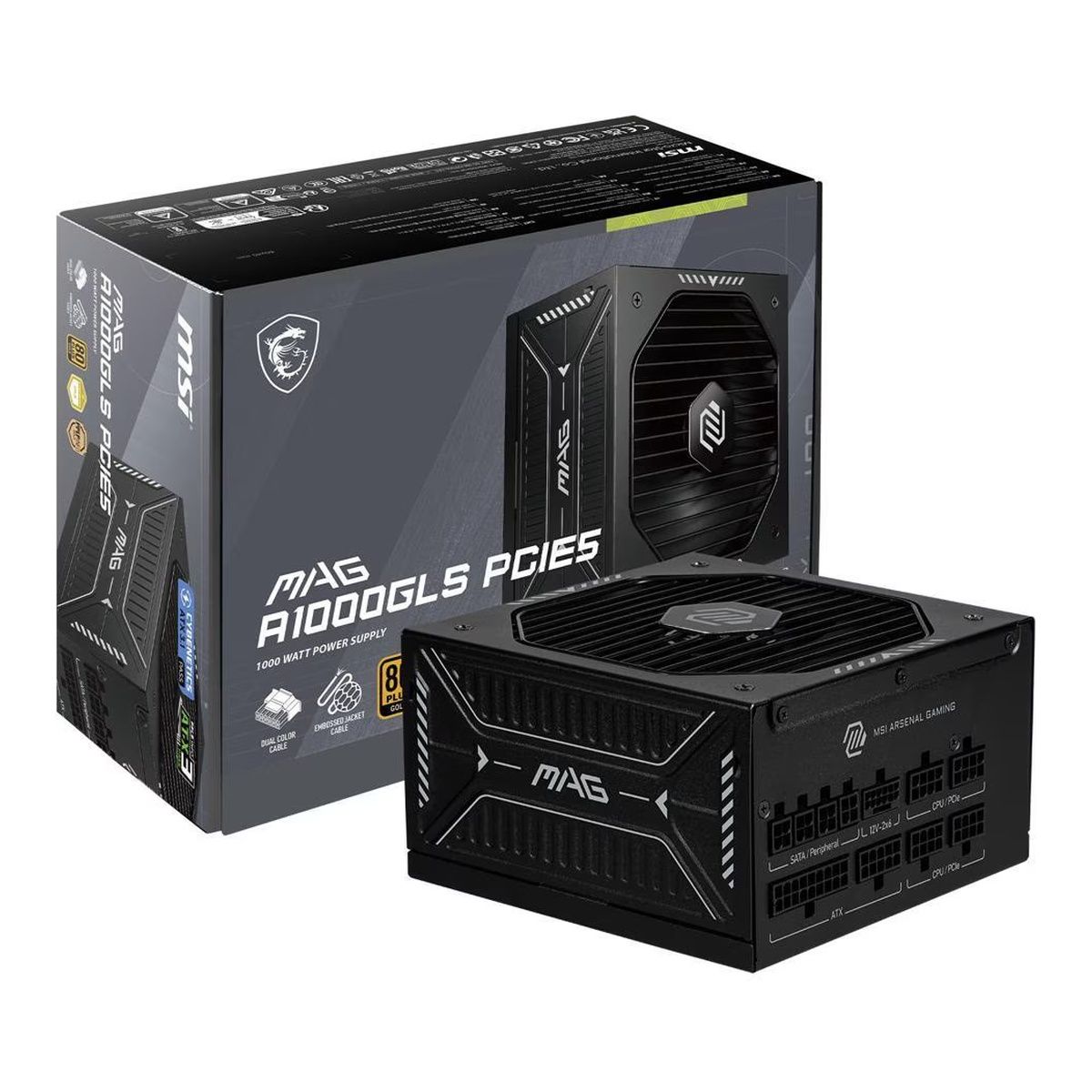 MSI MAG A1000GLS PCIE5 1000W ATX 3.1 PSU