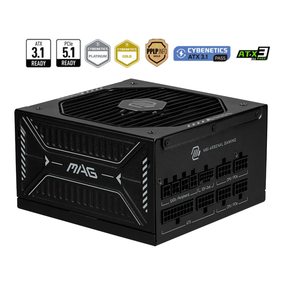 MSI MAG A1000GLS PCIE5 1000W ATX 3.1 PSU
