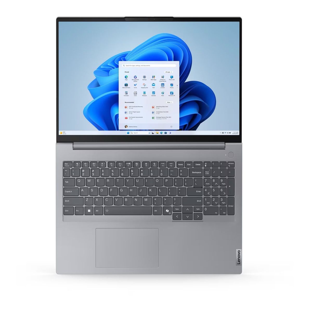 Lenovo ThinkBook 16 G7 ARP 16" Ryzen 5 7535HS 16GB RAM 256GB SSD Win 11 Pro