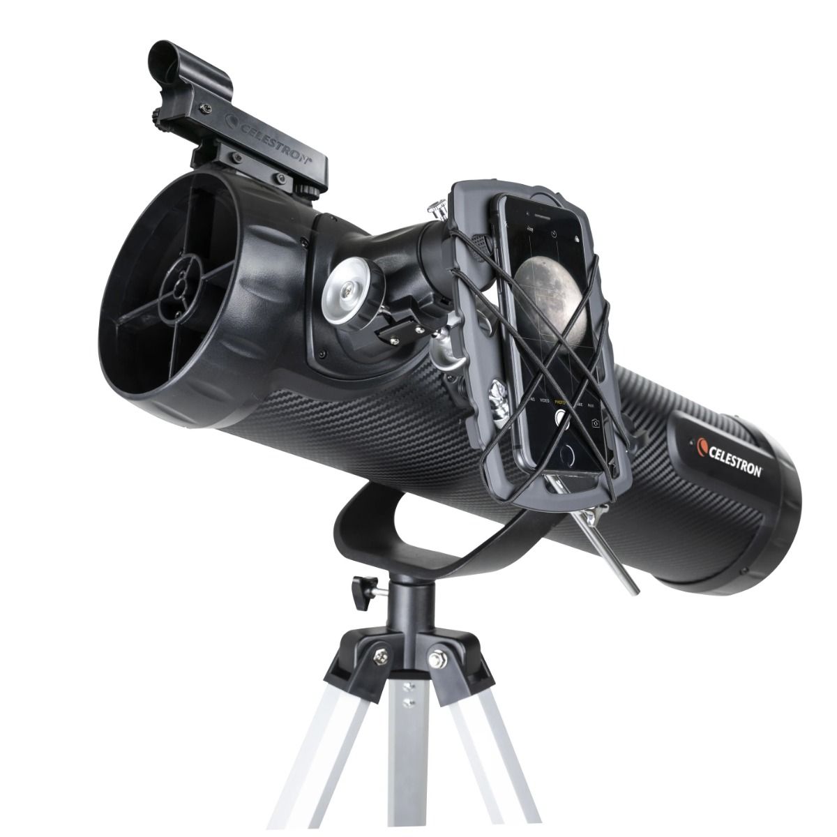 Celestron Explorascope 114AZ-SR Reflector Telescope with Smartphone Adapter