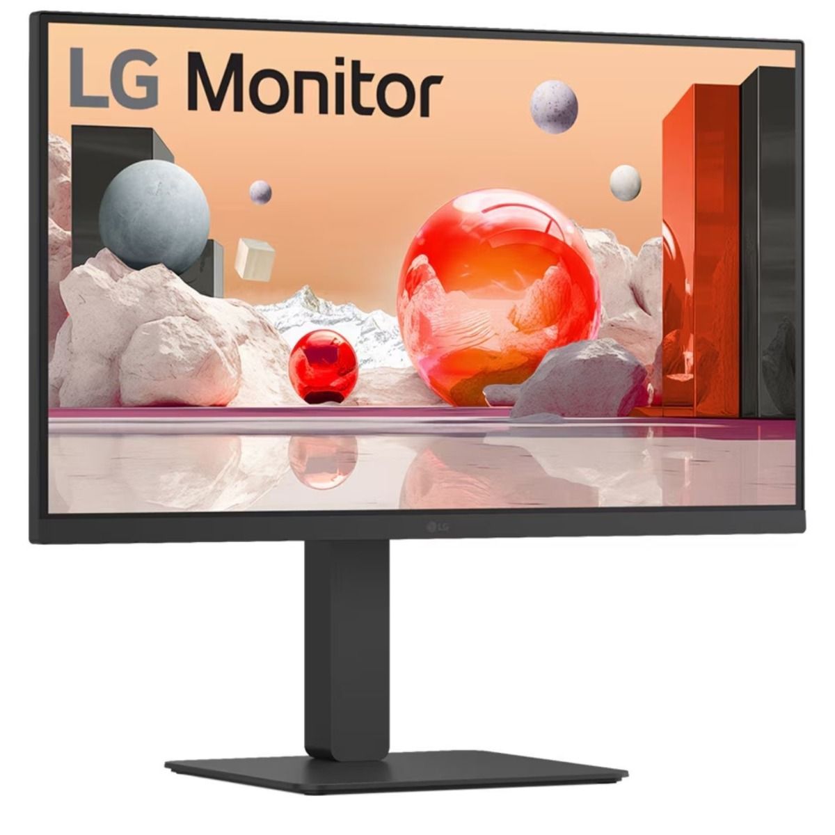 LG 27BA850-B.AEK 27" Full HD IPS Monitor Built in Webcam Mic & Speakers 100Hz