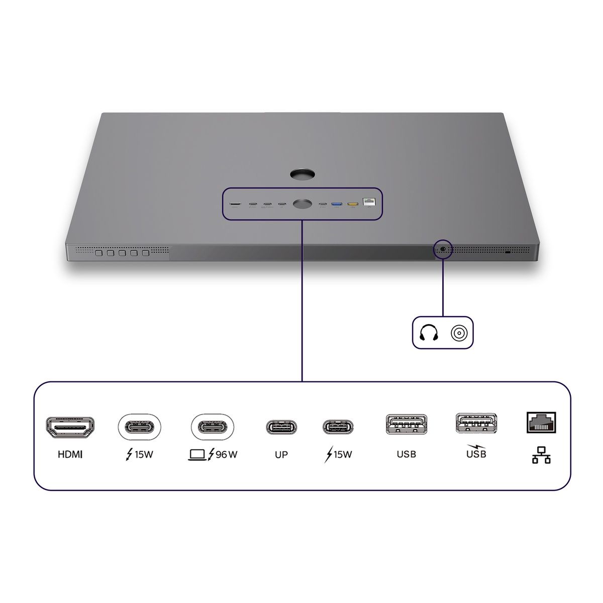 Philips Brilliance 5K 27-inch IPS Monitor Built-in webcam, KVM and speakers