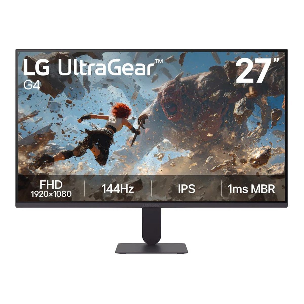 LG UltraGear G4 27-inch FHD IPS 144Hz Gaming Monitor Built-in speakers