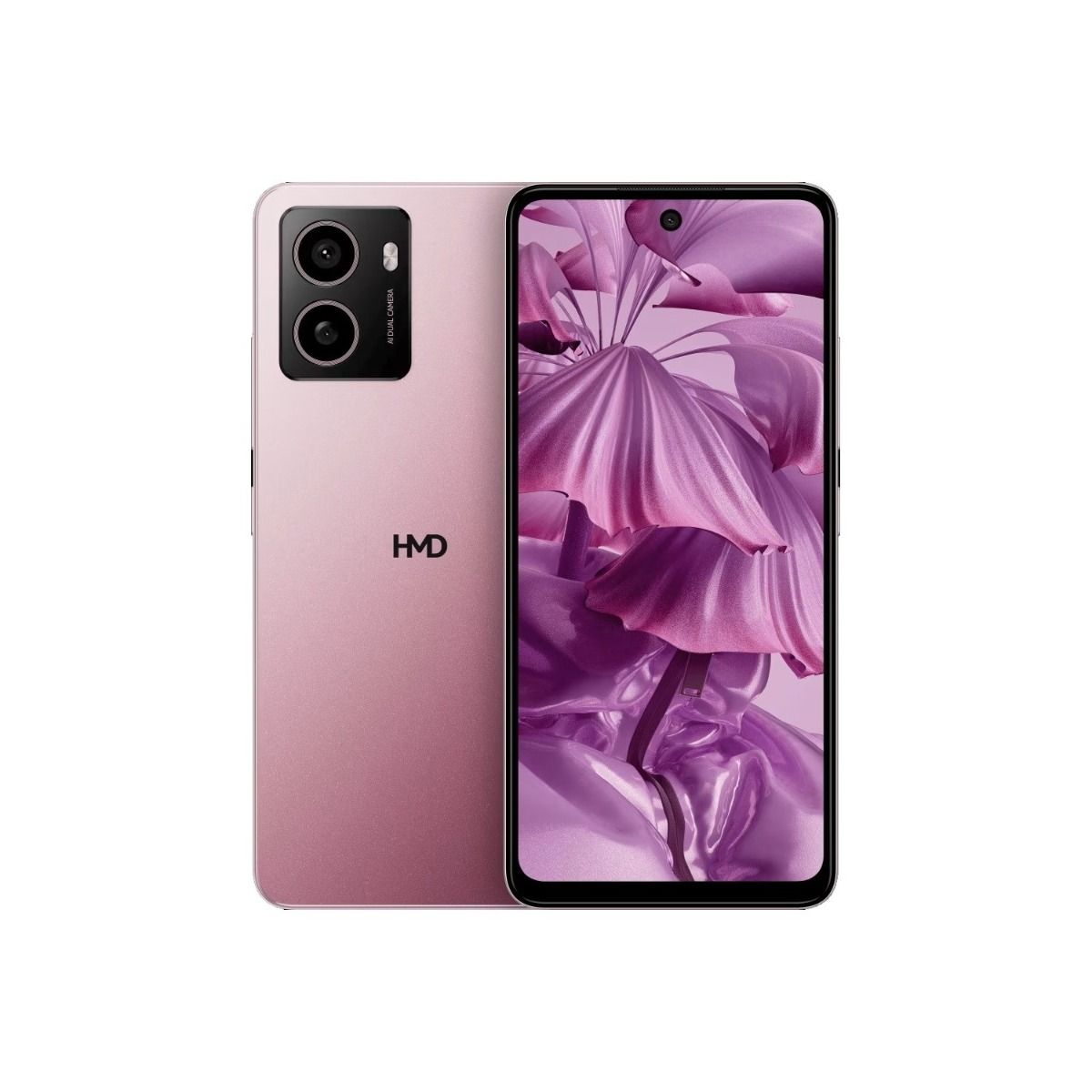 HMD Pulse 6.56" Phone 13MP Camera 64GB Storage Pink
