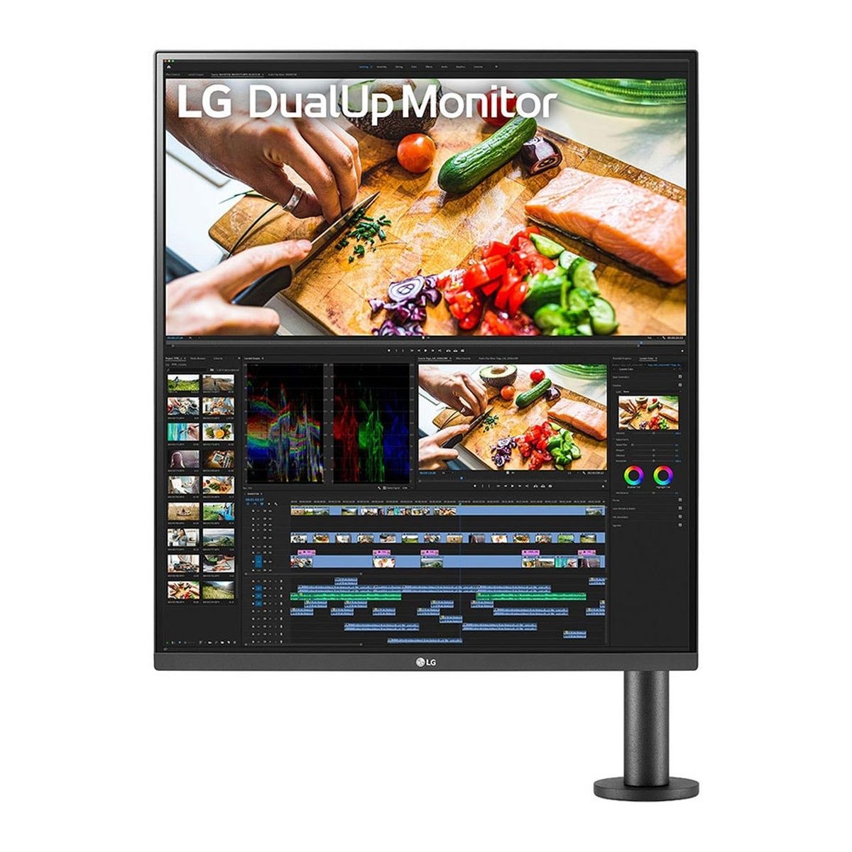 LG DualUp 28MQ780-B 28-inch Nano IPS Monitor Built-in KVM and speakers