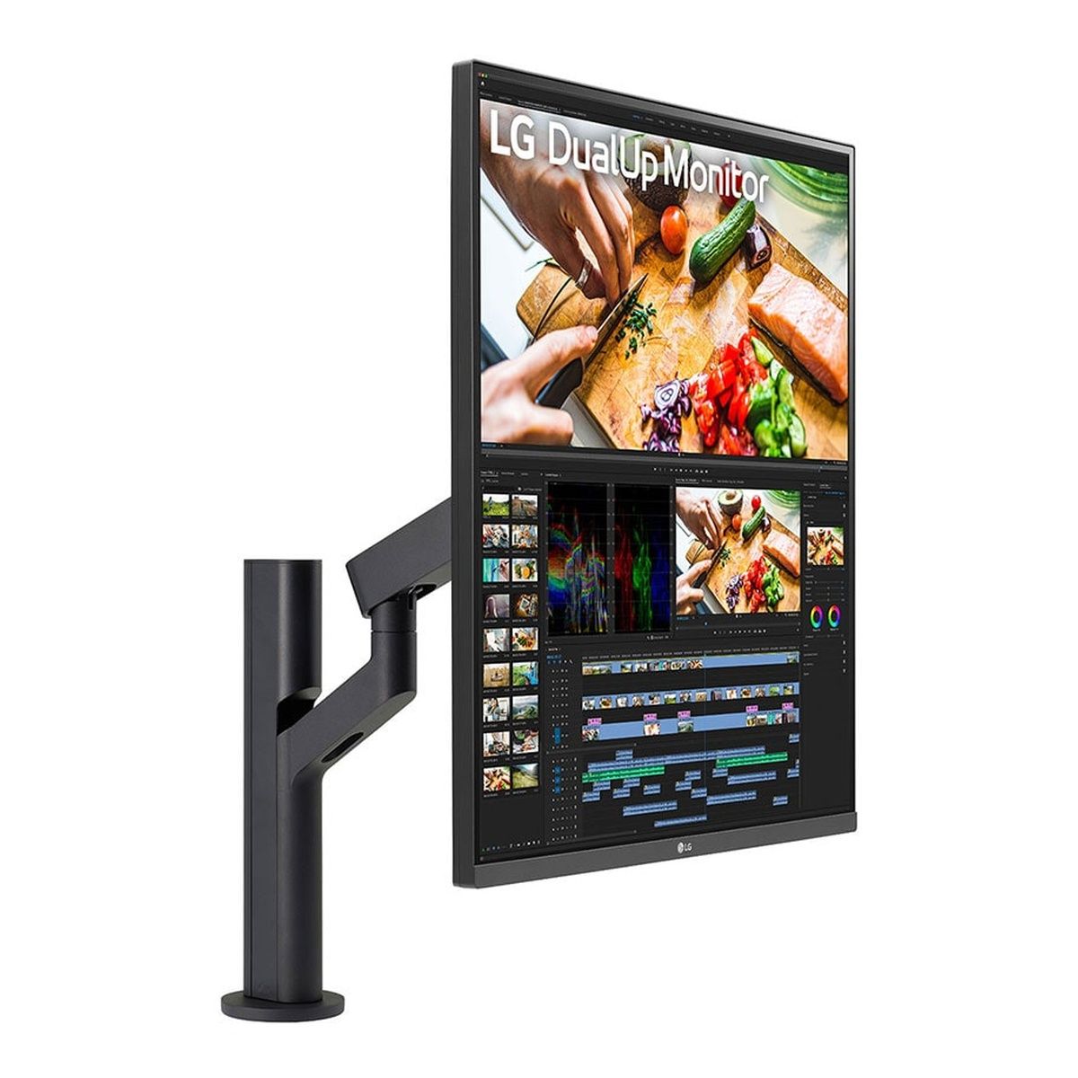 LG DualUp 28MQ780-B 28-inch Nano IPS Monitor Built-in KVM and speakers