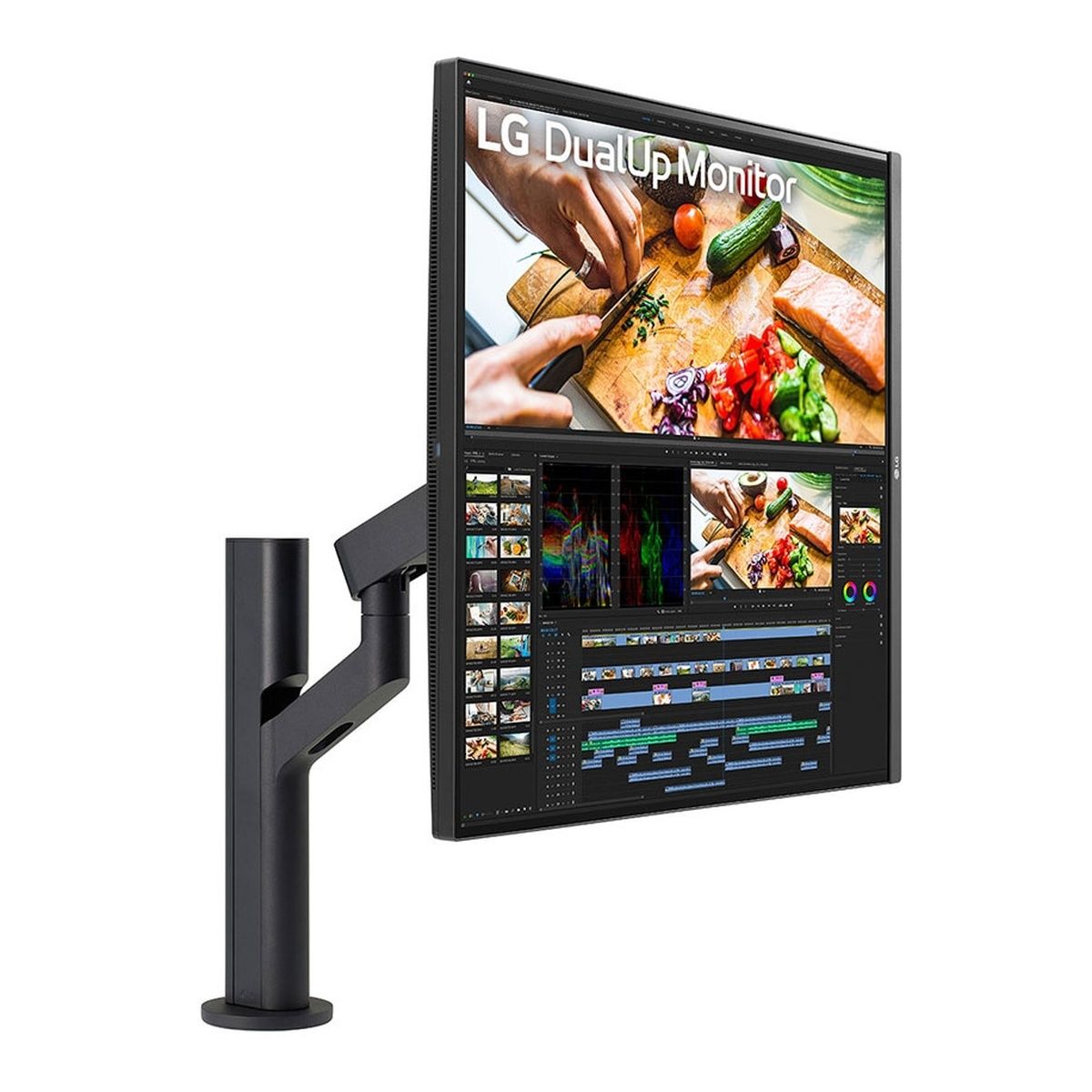 LG DualUp 28MQ780-B 28-inch Nano IPS Monitor Built-in KVM and speakers