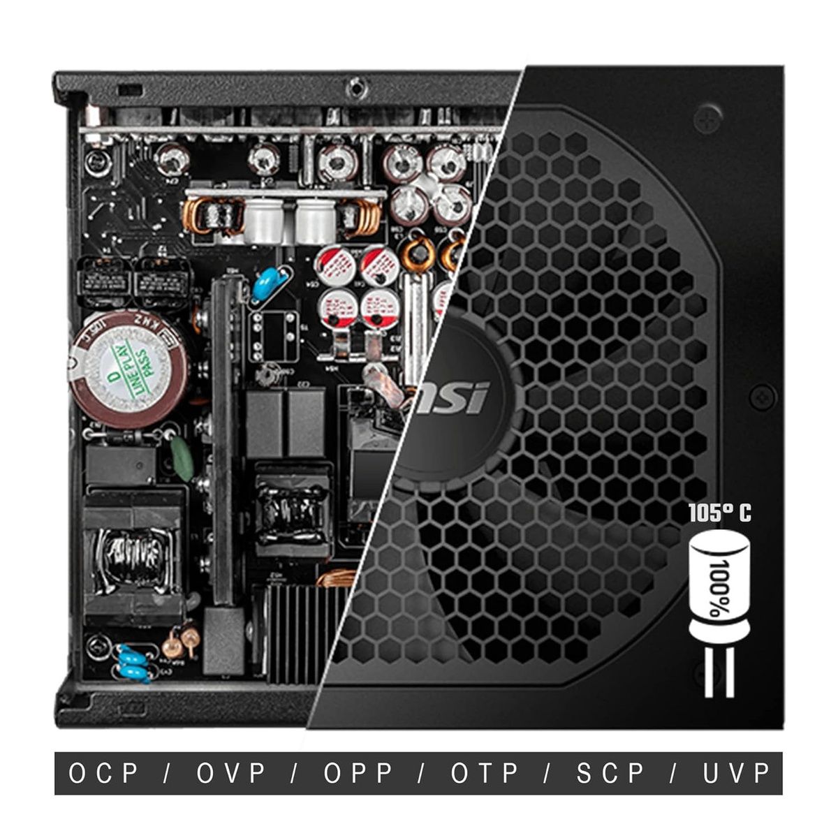 MSI MPG A850GF 850W Fully Modular ATX PSU