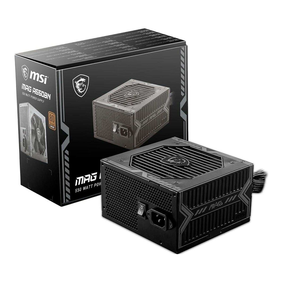 MSI MAG A550BN 550W 80 PLUS Bronze PSU