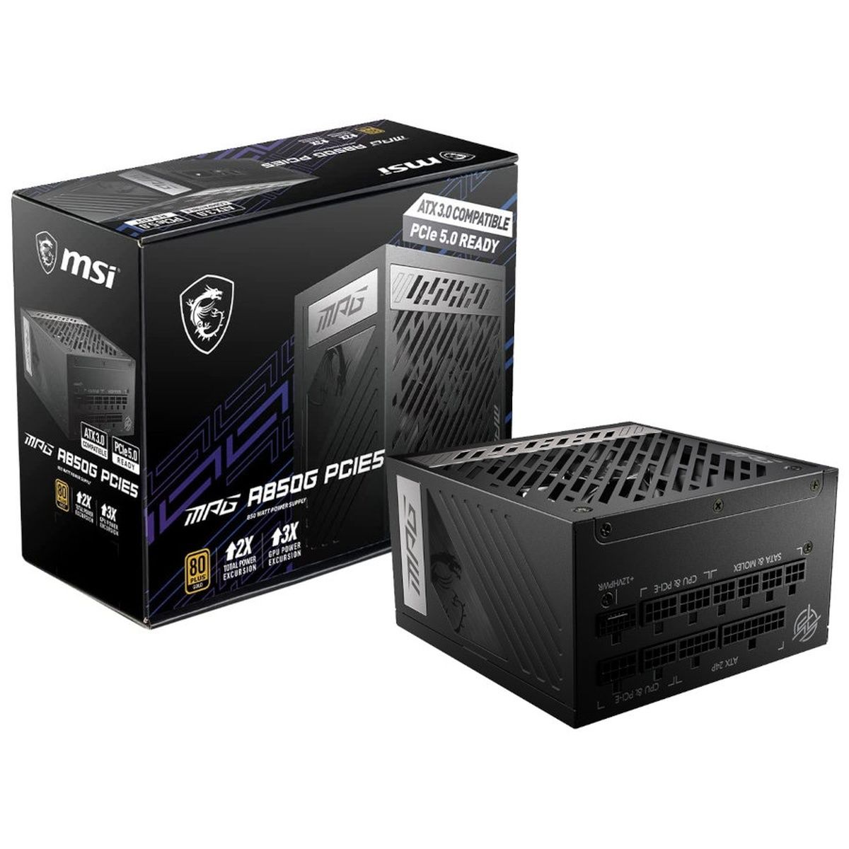 MSI MPG A850G PCIE5 850W ATX Power Supply