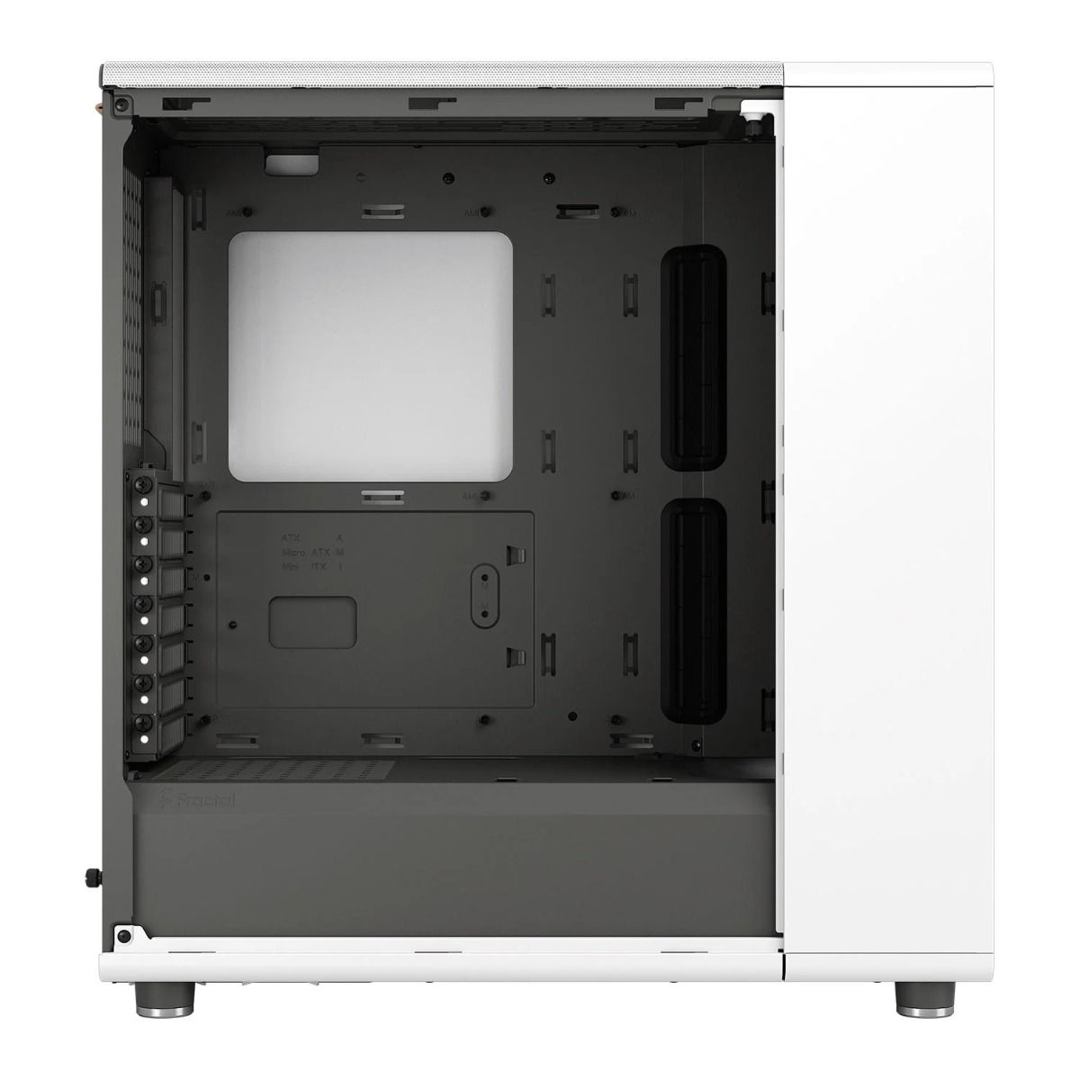 Fractal Design North Chalk White Mid Tower Tempered Glass PC Case