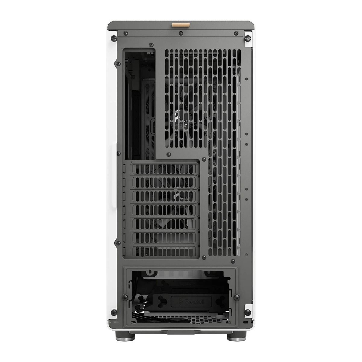Fractal Design North Chalk White Mid Tower Tempered Glass PC Case