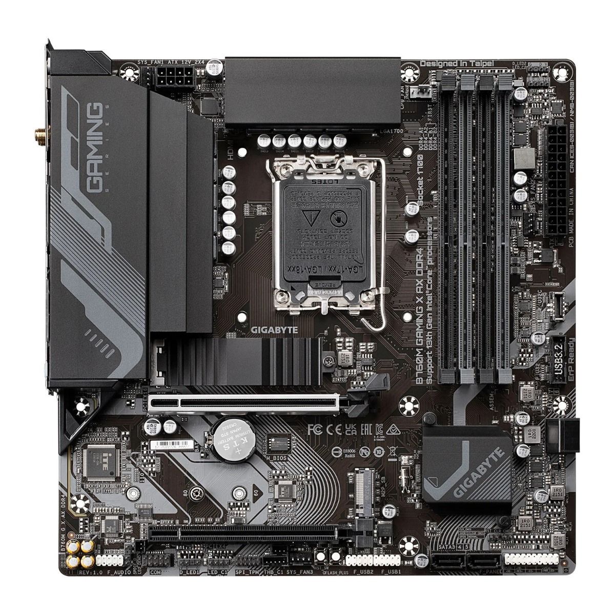 Gigabyte B760M Gaming X AX DDR4 Motherboard WiFi 6E up to 14th Gen Intel