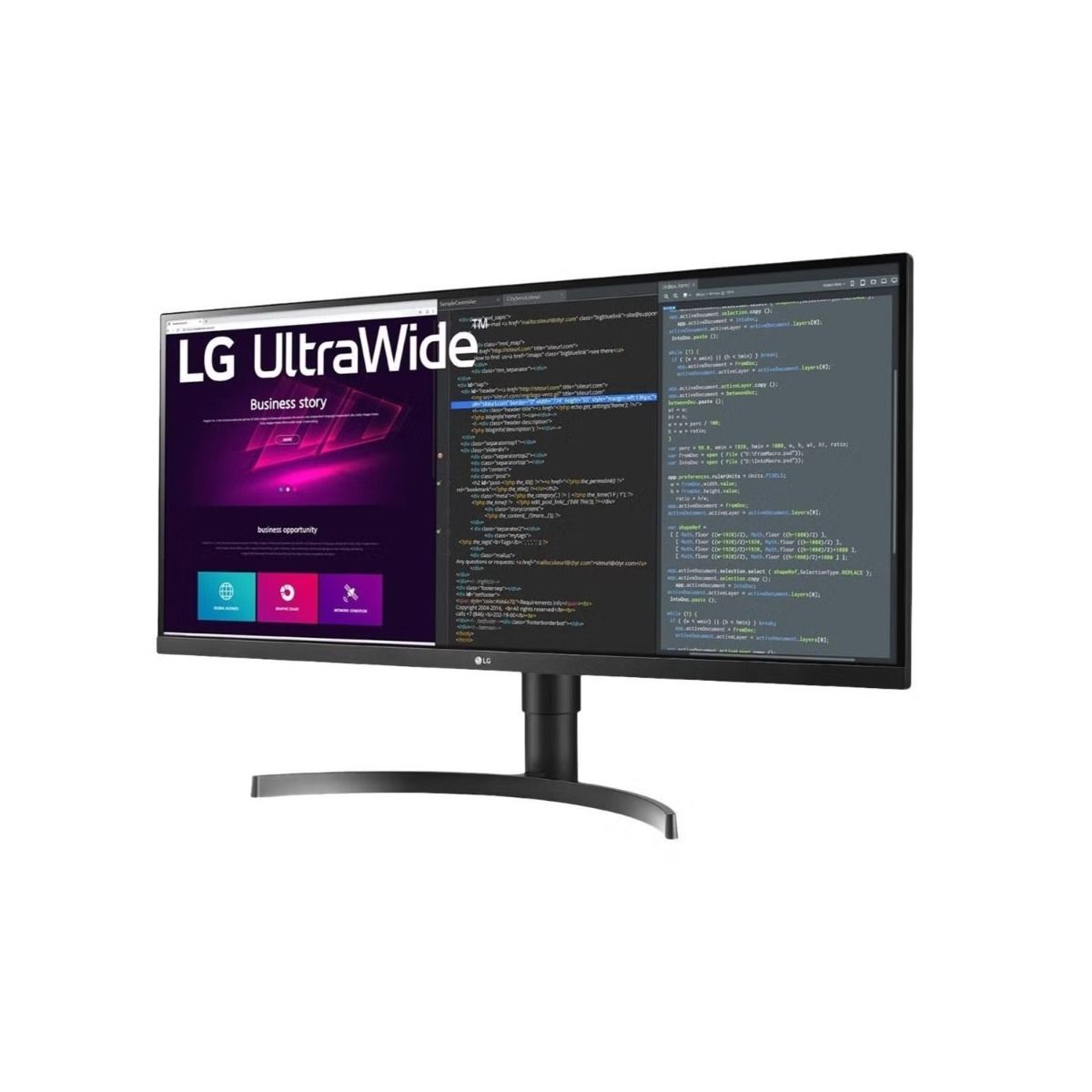 LG Ultrawide 34WN750P-B.AEK 34" QHD (1440p) 75Hz Monitor Built In Speakers HDMI DisplayPort