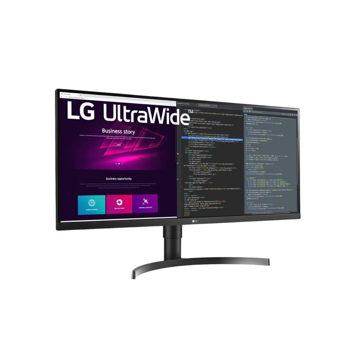 LG Ultrawide 34WN750P-B.AEK 34" QHD (1440p) 75Hz Monitor Built In Speakers HDMI DisplayPort