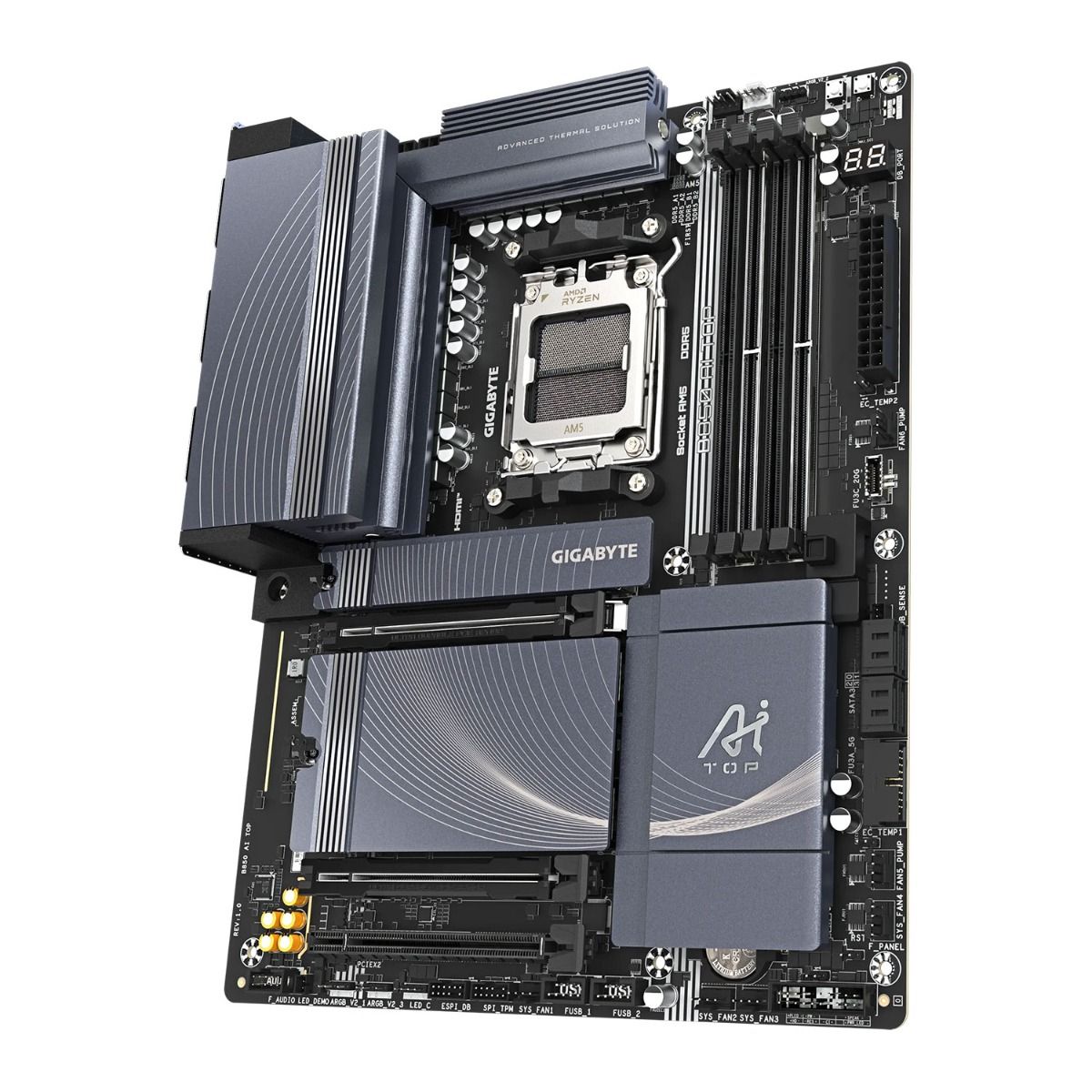 Gigabyte B850 AI TOP AM5 Motherboard DDR5 RAM Support PCIE 5.0