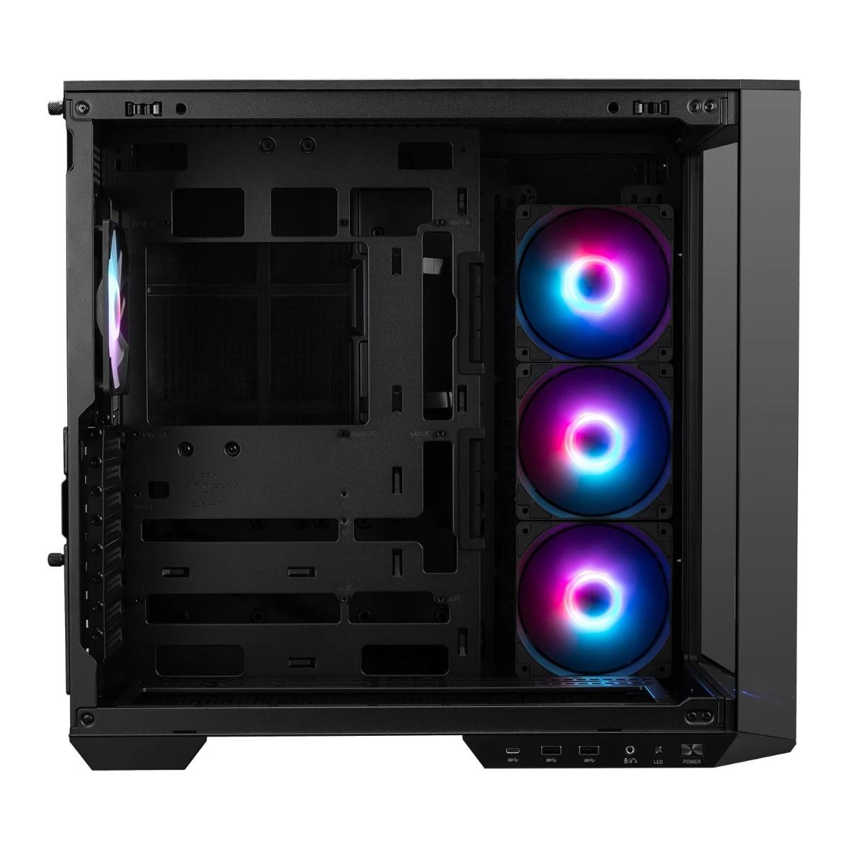 MSI MAG PANO 100R PZ Panoramic PC Mid Tower Case Dual Chamber 4x ARGB Fans