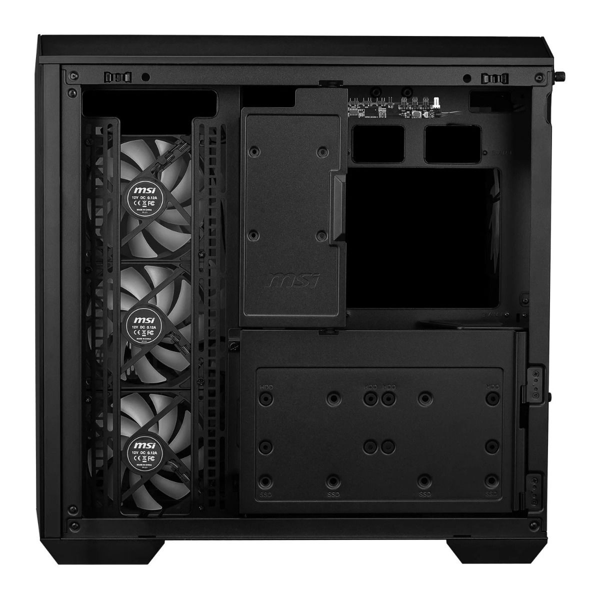 MSI MAG PANO 100R PZ Panoramic PC Mid Tower Case Dual Chamber 4x ARGB Fans