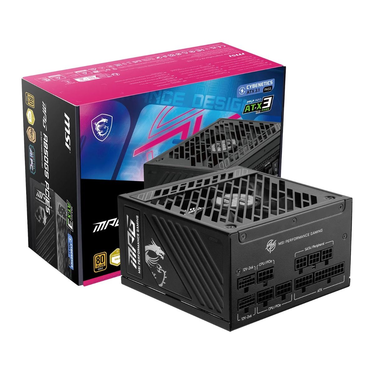 MSI MPG A850GS PCIe 5 Fully Modular Power Supply