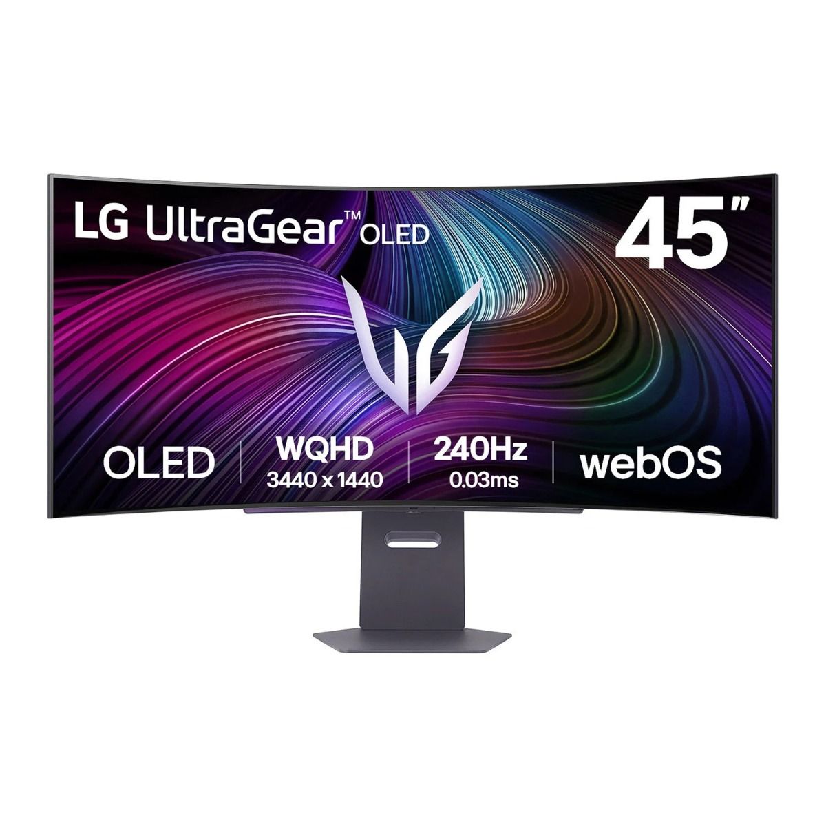 LG UltraGear 45GX90SA 45" WQHD OLED Curved Monitor 240Hz 0.03ms Response