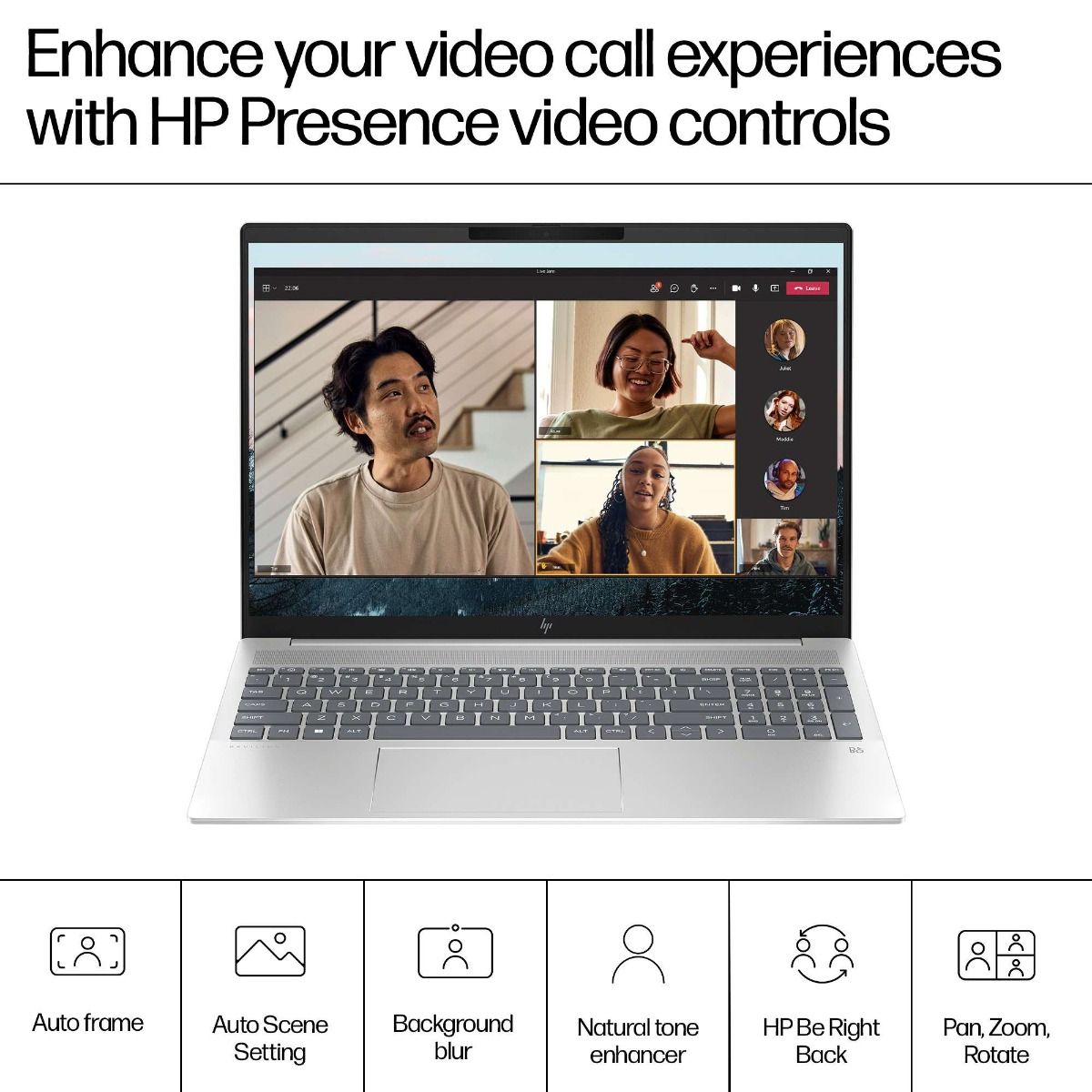 HP Pavilion Plus 16-ab0500na 16" Laptop Intel i7 16GB RAM 1TB SSD RTX 3050